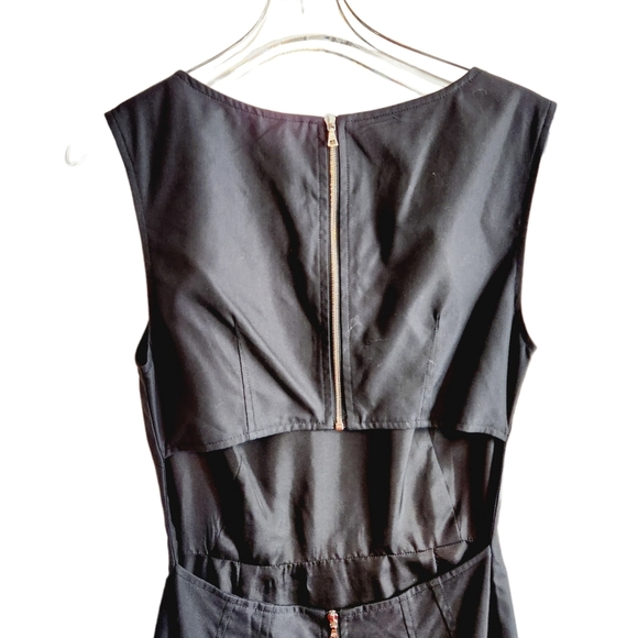 NWT Jenni Kayne Cut Out Midi pencil Cotton Dress w/ Silk Lining Size: 2 - Picture 5 of 9